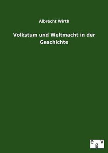 Cover image for Volkstum Und Weltmacht in Der Geschichte