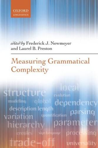 Cover image for Measuring Grammatical Complexity