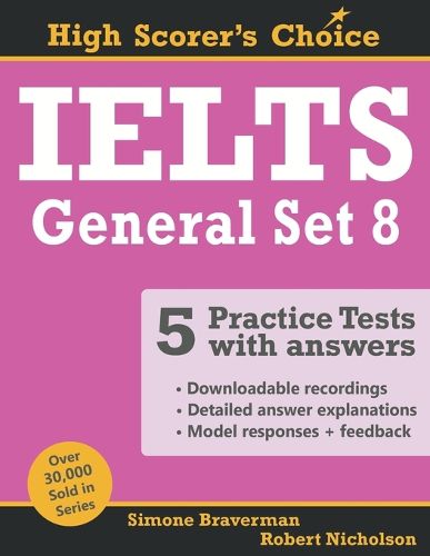 Cover image for IELTS 5 Practice Tests, General Set 8