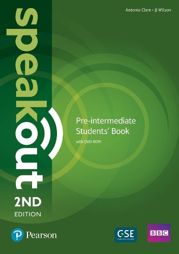 Cover image for Speakout Pre-Intermediate 2nd Edition Students' Book and DVD-ROM Pack