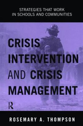 Cover image for Crisis Intervention and Crisis Management: Strategies that Work in Schools and Communities