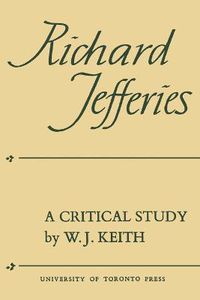 Cover image for Richard Jefferies: A Critical Study
