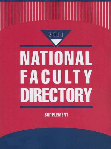 Cover image for National Faculty Directory Supplement
