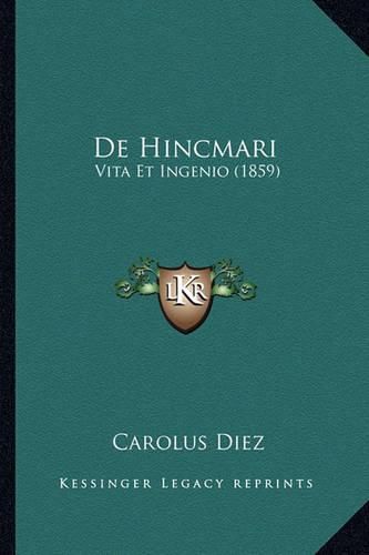 de Hincmari: Vita Et Ingenio (1859)