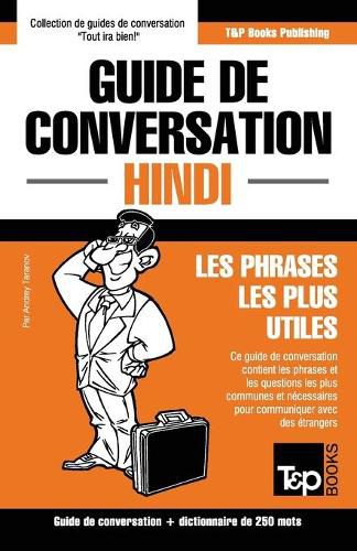 Cover image for Guide de conversation Francais-Hindi et mini dictionnaire de 250 mots