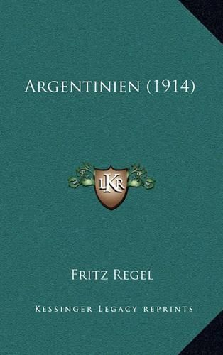 Cover image for Argentinien (1914)