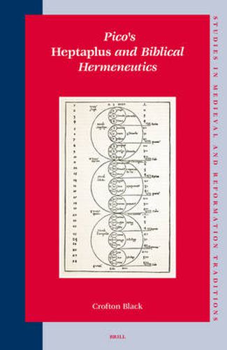 Cover image for Pico's Heptaplus and Biblical Hermeneutics