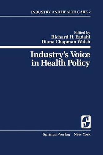 Cover image for Industry's Voice in Health Policy