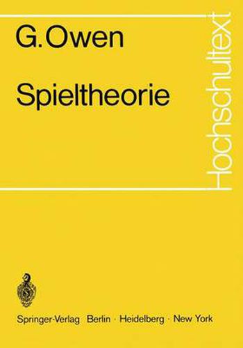 Cover image for Spieltheorie