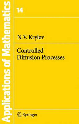 Cover image for Controlled Diffusion Processes