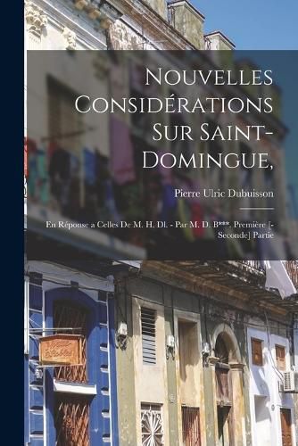 Cover image for Nouvelles considerations sur Saint-Domingue,