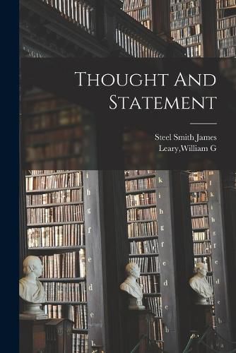 Cover image for Thought And Statement