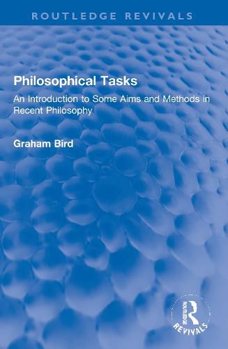 Cover image for Philosophical Tasks