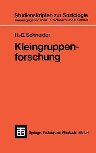 Cover image for Kleingruppenforschung