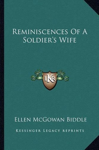 Cover image for Reminiscences of a Soldier's Wife