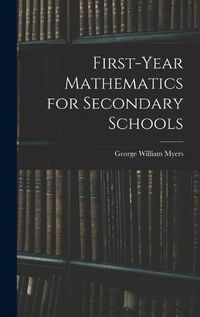 Cover image for First-Year Mathematics for Secondary Schools