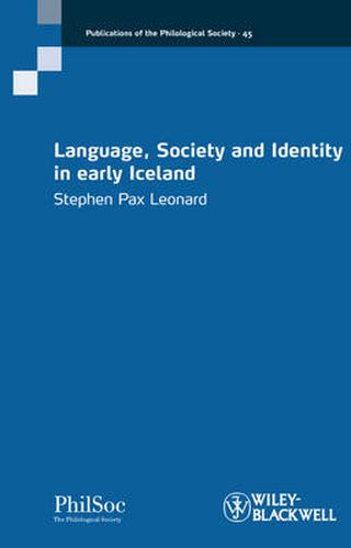 Cover image for Language, Society and Identity in Early Iceland