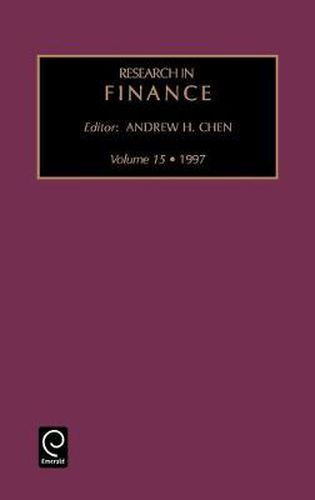 Cover image for Research in Finance