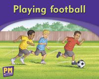Cover image for Playing football