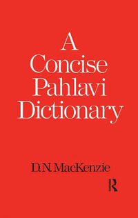 Cover image for A Concise Pahlavi Dictionary