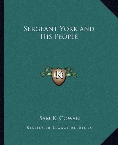 Cover image for Sergeant York and His People