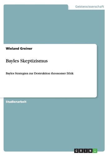 Cover image for Bayles Skeptizismus