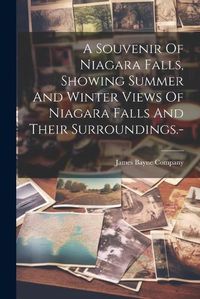 Cover image for A Souvenir Of Niagara Falls, Showing Summer And Winter Views Of Niagara Falls And Their Surroundings.-