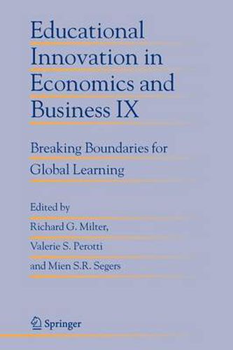 Cover image for Educational Innovation in Economics and Business IX: Breaking Boundaries for Global Learning