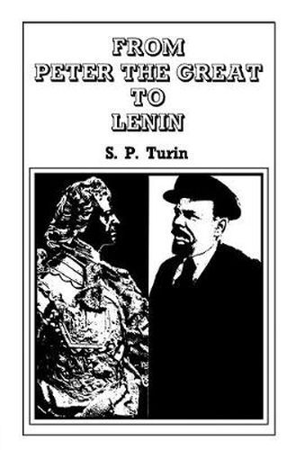 Cover image for From Peter the Great to Lenin: History of Russian Labour Movement With Special Reference to Trade Unionism