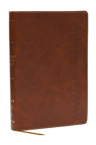 Cover image for Student Study Bible: A Guide to Knowing and Living God's Word (NKJV, Brown Leathersoft, Red Letter, Comfort Print)