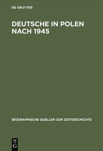 Cover image for Deutsche in Polen nach 1945