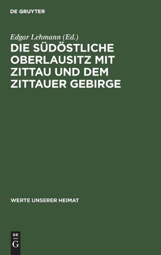 Cover image for Die sudoestliche Oberlausitz mit Zittau und dem Zittauer Gebirge