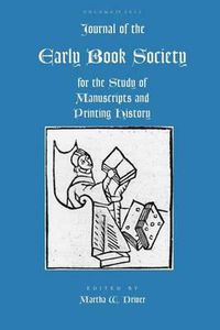 Cover image for Jnl of Early Book Society Volume 15