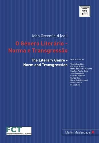 Cover image for O Genero Literario - Norma E Transgressao- The Literary Genre - Norm and Transgression