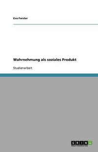 Cover image for Wahrnehmung als soziales Produkt