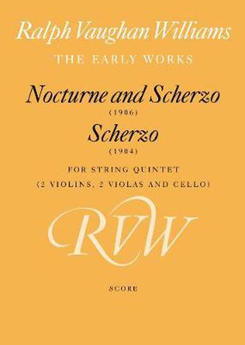 Cover image for Nocturne and Scherzo with Scherzo