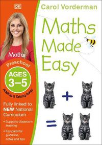 Cover image for Maths Made Easy: Adding & Taking Away, Ages 3-5 (Preschool): Supports the National Curriculum, Preschool Exercise Book