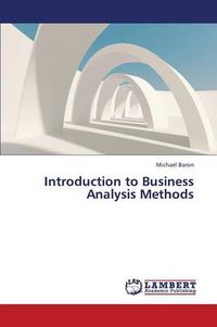 Cover image for Introduction to Business Analysis Methods