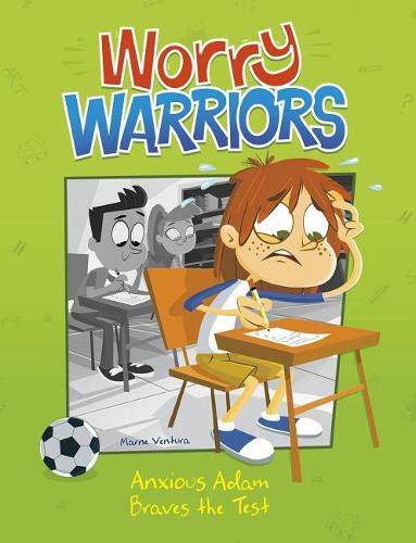 Cover image for Anxious Adam Braves the Test