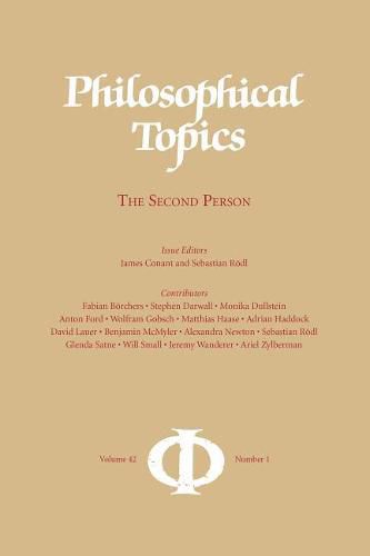 Cover image for Philosophical Topics 42.1: The Second Person