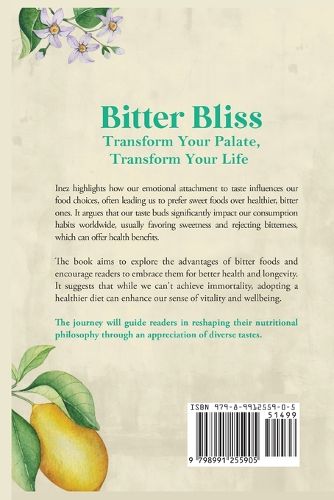 Cover image for Bitter Bliss- Transform Your Palate Transform Your Life