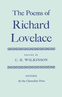 Cover image for Poems of Richard Lovelace