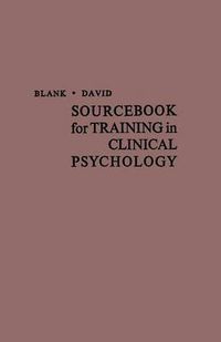 Cover image for Sourcebook for Training in Clinical Psychology