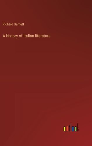 Cover image for A history of Italian literature