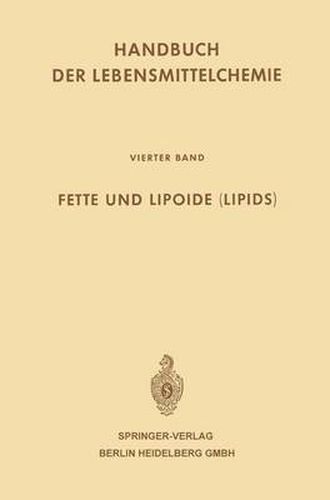 Cover image for Fette und Lipoide (Lipids)