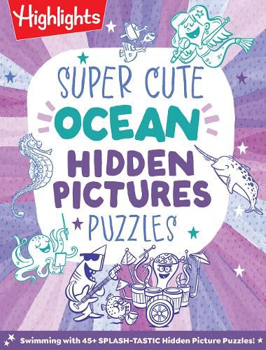 Cover image for Super Cute Ocean Hidden Pictures Puzzles