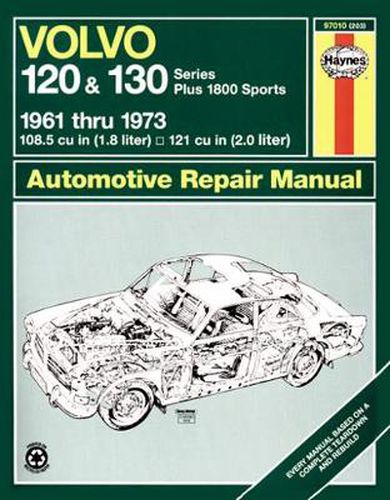 Cover image for Volvo 120 & 130 Series (& P1800) (61 - 73) Up To M *