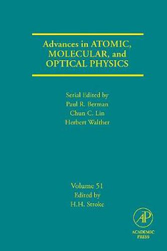 Cover image for Advances in Atomic, Molecular, and Optical Physics