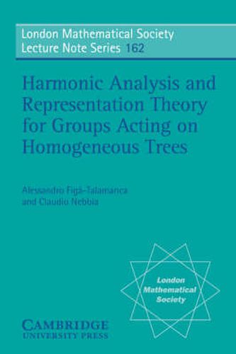 Cover image for Harmonic Analysis and Representation Theory for Groups Acting on Homogenous Trees