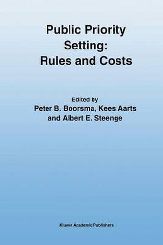 Public Priority Setting: Rules and Costs